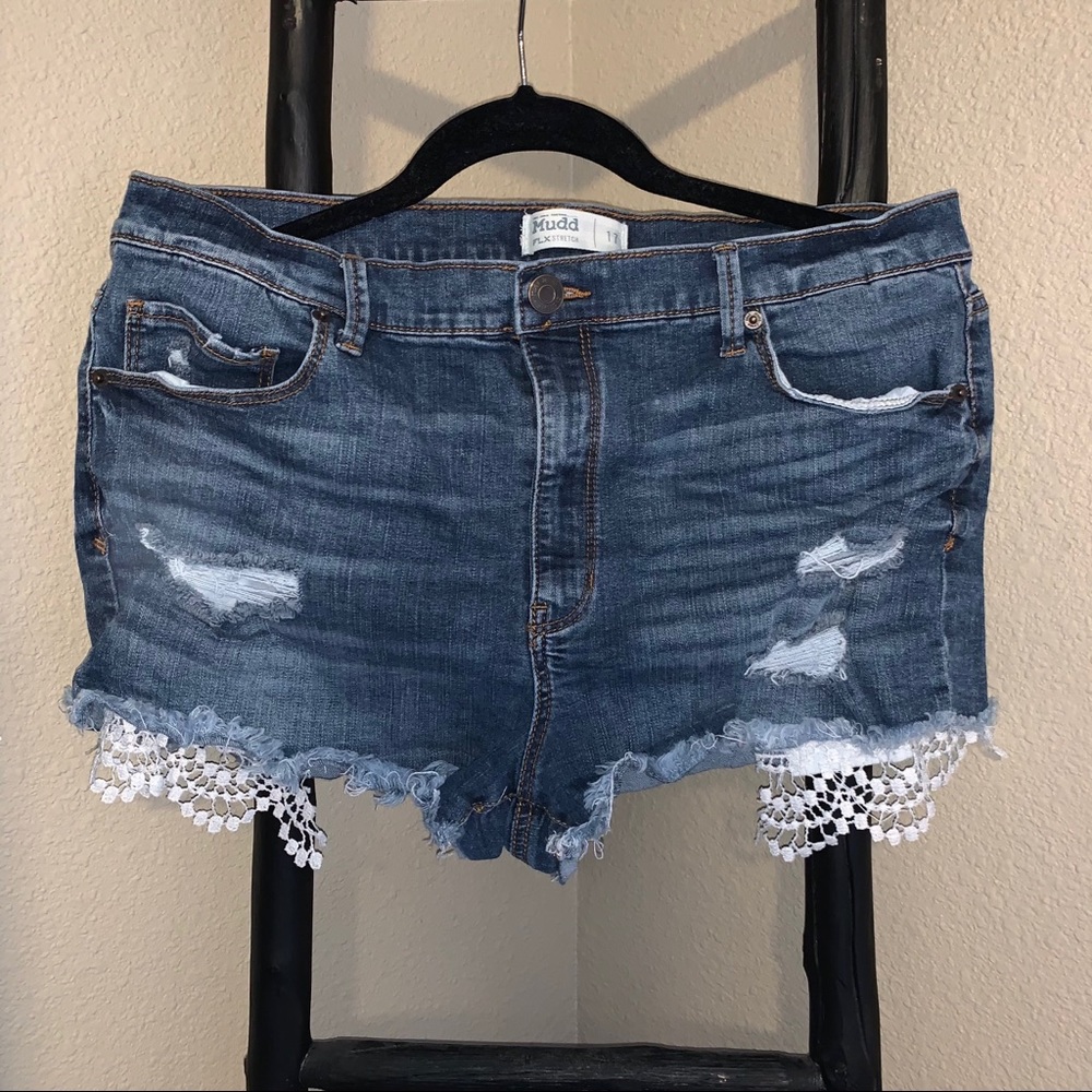 Dark Blue Jean Shorts